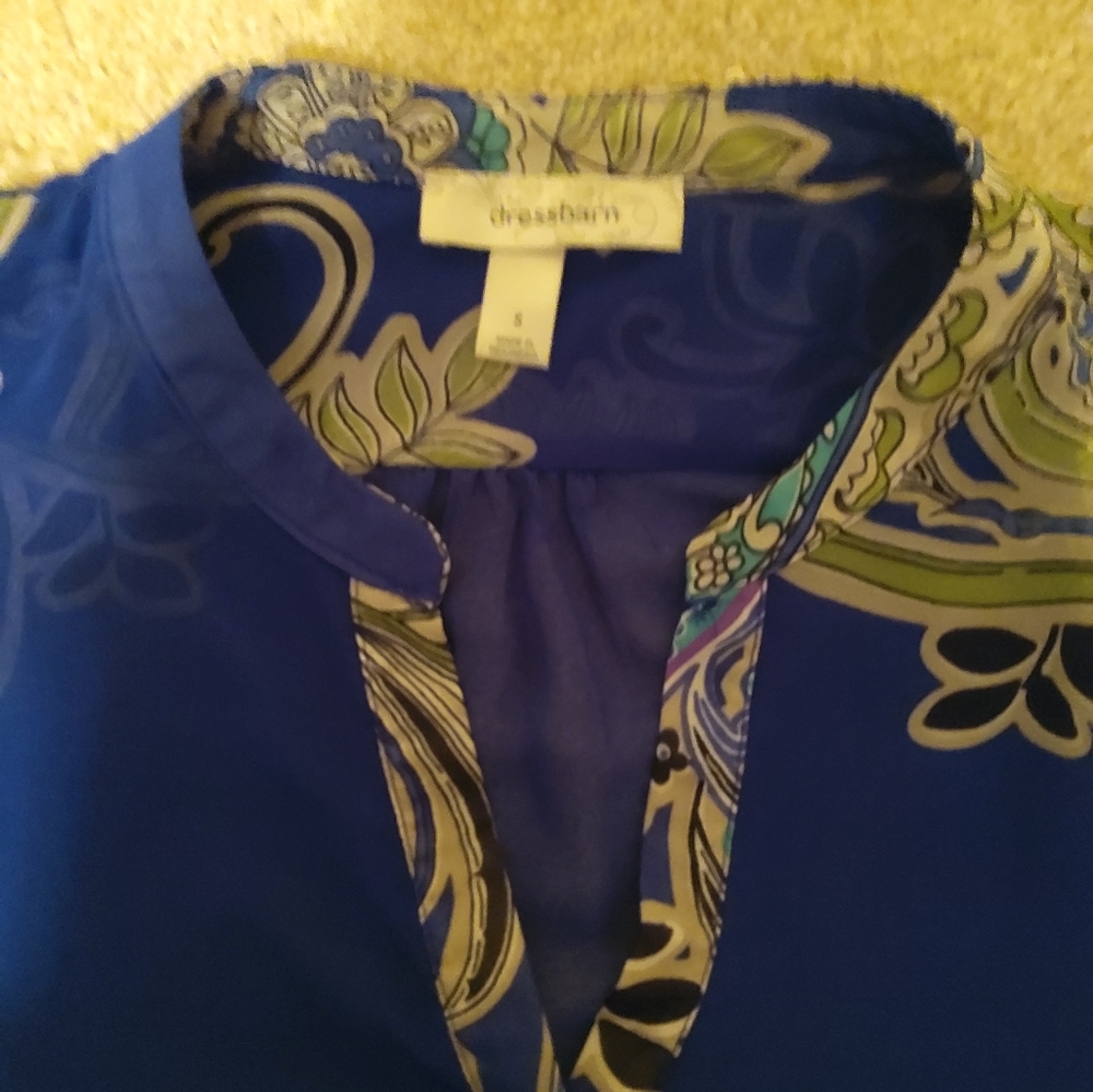 🌷DRESSBARN paisley Blouse S - Picture 9 of 9